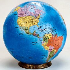 Esphera 360 / 9" World Globe 3-D Puzzle