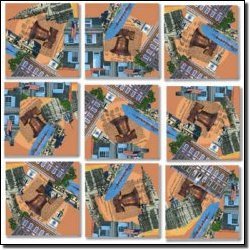 b. dazzle / Philadelphia Scramble Squares® 9-Piece Puzzle
