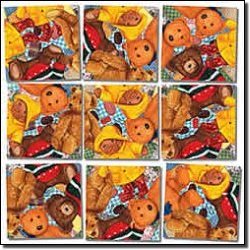 b. dazzle / Teddy Bears Scramble Squares® 9-Piece Puzzle