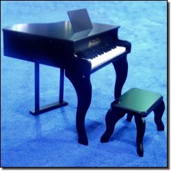 Schoenhut Toy Piano / Fancy Baby Grand Toy Piano w/Bench