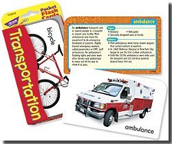 Trend Enterprises / Transportation Pocket Flash Cards
